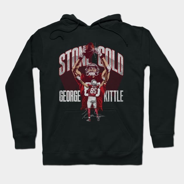 George Kittle San Francisco Stone Cold Hoodie by ganisfarhan